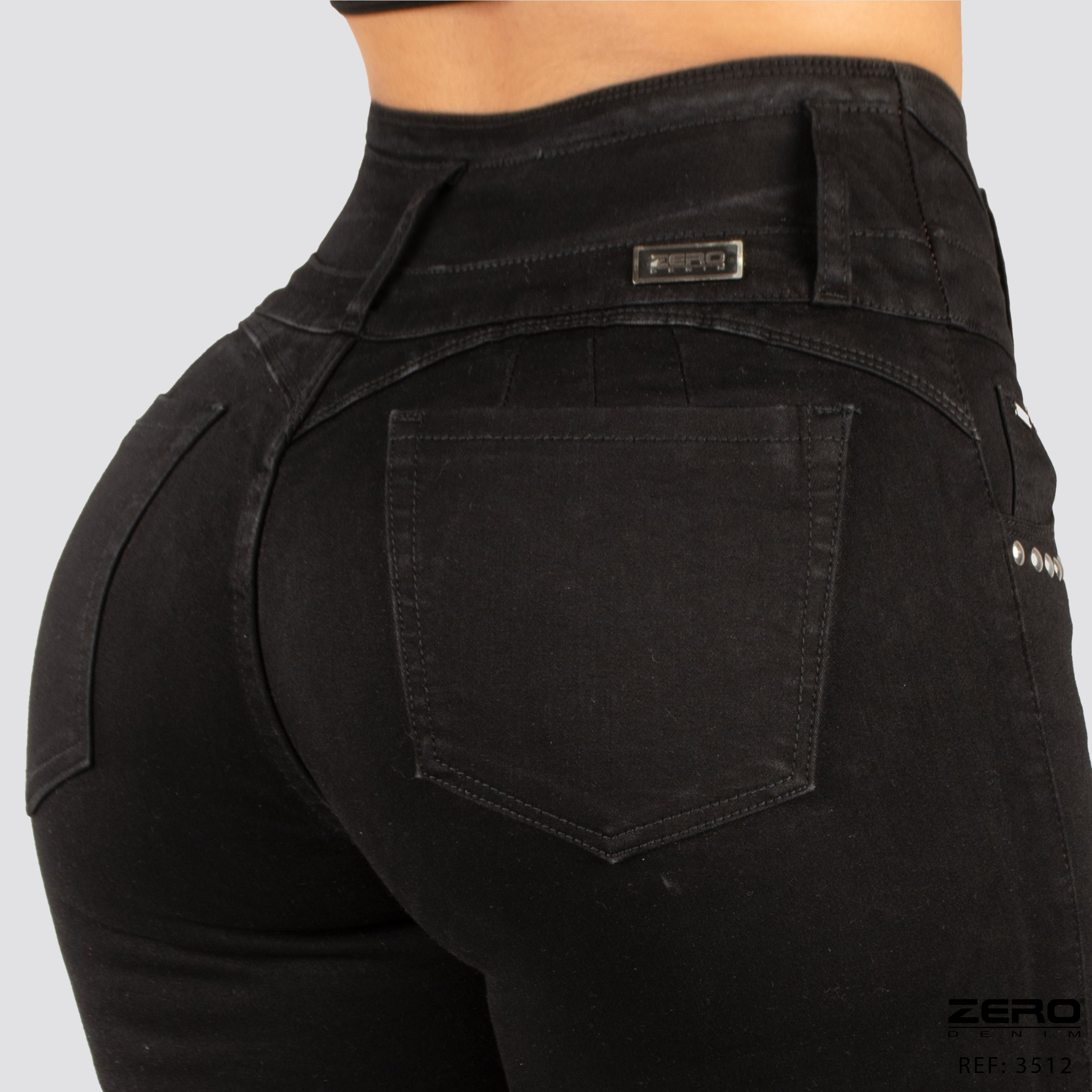 Jeans Skinny Tiro Alto 3512-P