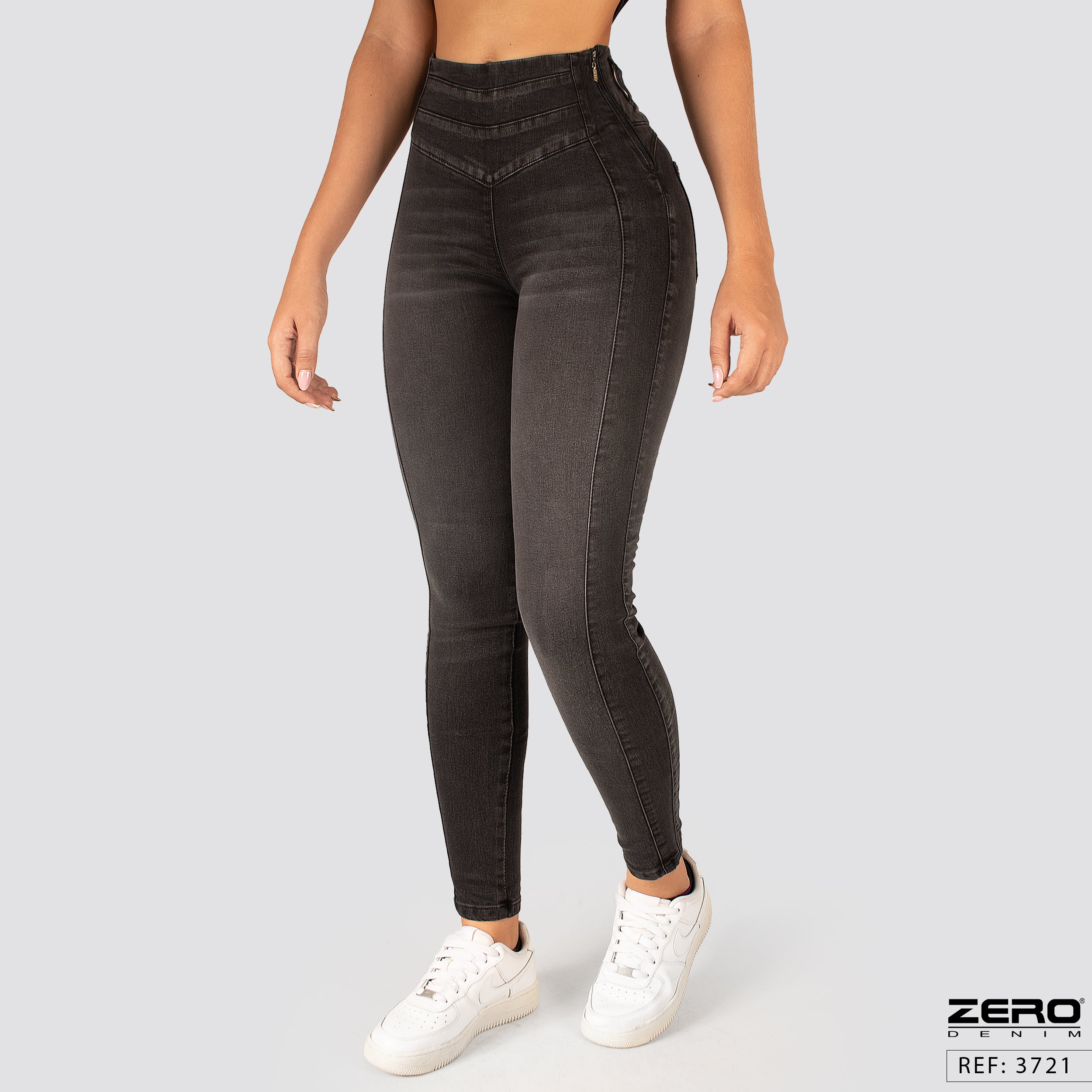 Jeans Skinny Tiro Alto 3721