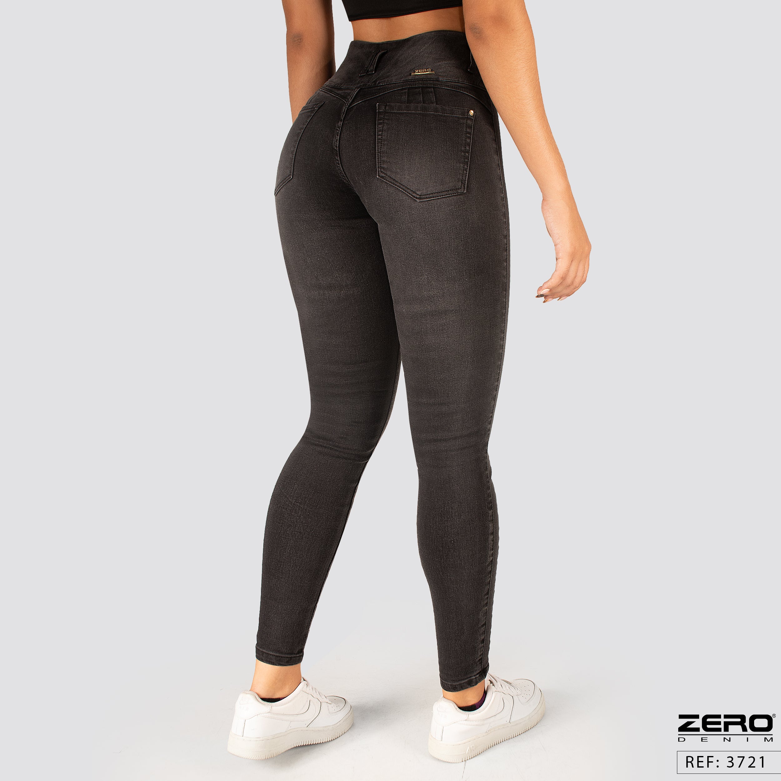 Jeans Skinny Tiro Alto 3721