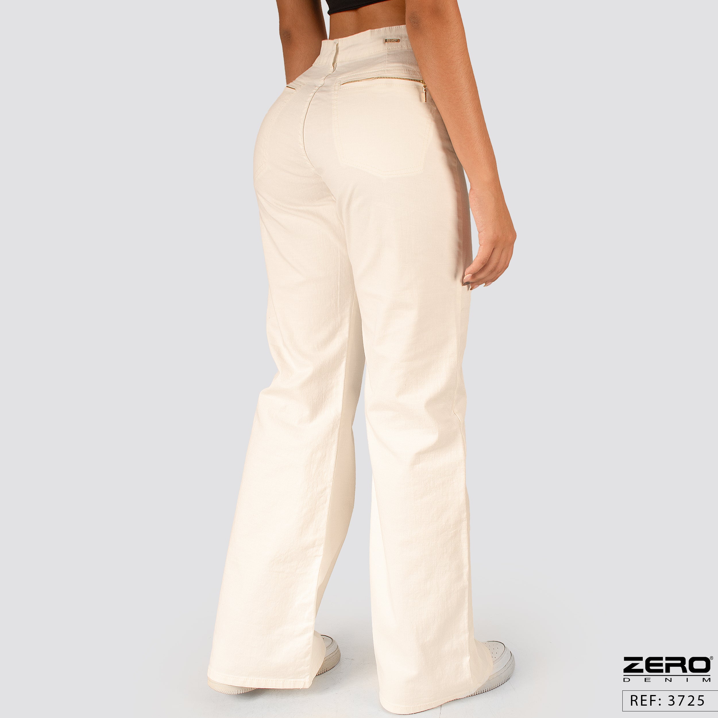 Pantalón Mom Flare Tiro Alto 3725