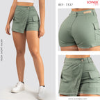 Falda Short Tiro Alto S7537