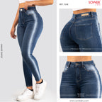 Jeans Skinny Tiro Alto S7548