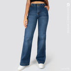 Jeans Mom Flare Tiro Alto S7579