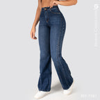 Jeans Mom Flare Tiro Alto S7581