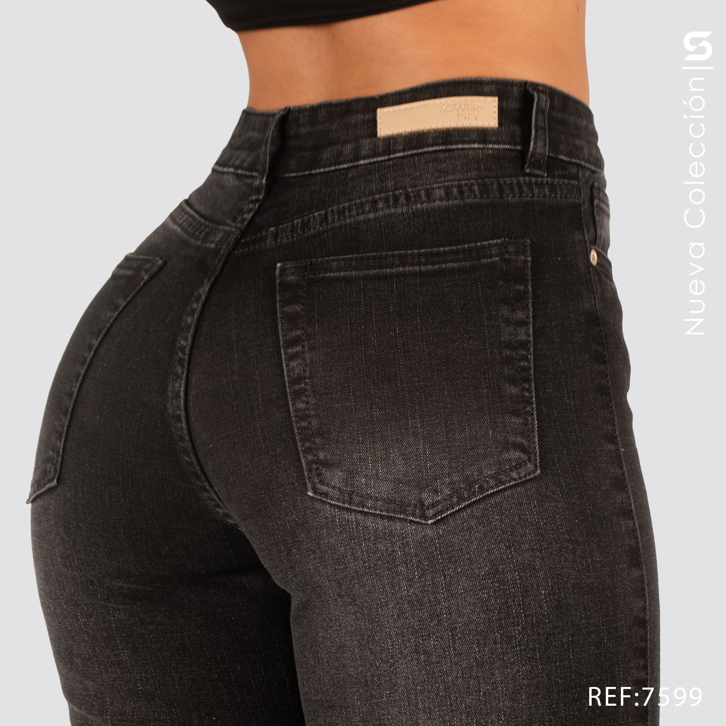 Jeans Skinny Tiro Alto 7599